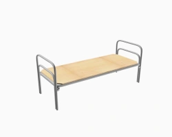 Double Metal Bed "P-Shape" Model K641.1.L
