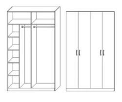 Clothing Storage Cabinet for Retail Businesses