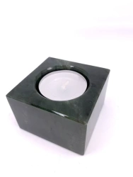 Rectangular candlestick (jade) 50x50x40