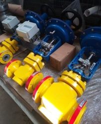 Steel Shut-off Valves NHA KO, DN 15 to 500 mm, Manual & Electric Control