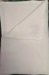 White Cotton Waffle Towel Type B 120x45 cm
