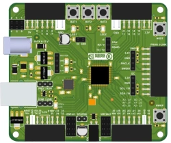 AQRUDIRON-QFN64 Programming and Digital Electronics Board (AMP.469555.119)