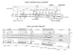 R65 Type 1/9 Switch for Railway Tracks - Project 2434.00.000-22/23