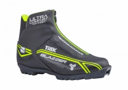 Trek BlazzerComfort1 Black Ski Boots with Neon Lime Logo S