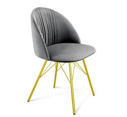 Comfortable Microvelour Upholstered Chair Sheffilton SHT-ST35-1/S37