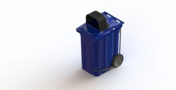 Mobile Garbage Container 360L Art. 28.C82.H (20.806.60.PE; 21.055.60.PE.T)