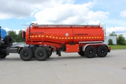 Round Section Tank Semi-Trailer for Transporting Light Oil Products - Model 862702