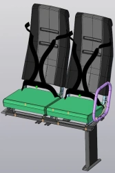 School Bus Passenger Seat DS15.6840.010-PV10