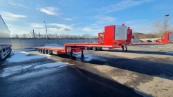 Sliding Semi-Trailer TSR 5S0U2N for Heavy Cargo Transportation