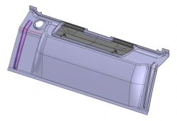 Exterior and Interior Plastic Trim for Vehicles, Model 5299230-5702030-50