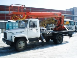 Self-Propelled Aerial Work Platform Lifting Equipment PSS-131.22E on GAZ-3309 Chassis