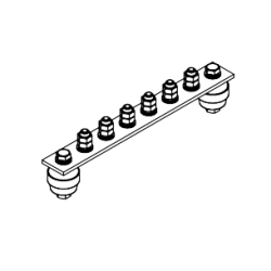 Main Grounding Busbar GZSH.02-430.240.6M8-GTs