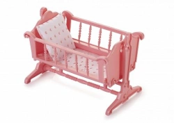 Little Princess Cradle for Dolls - Pink