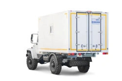 Diesel Truck 47120D on GAZ Chassis 3308 with Box Body