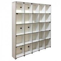 HPL Plastic Open Shelf Cabinet for Personal Items