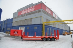 Politrans 94163-050 Semi-Trailer with Plant 1202-2410002 Axle and 12.00R20 Tires