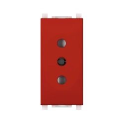 CADUCEUS ALING Experience Hidden Socket Without Grounding 10A, 250V, Red, Model 74121.4