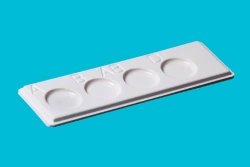 Disposable Immunological Polymer Blood Typing Plate with 4 Wells (White) M-02