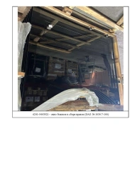 Right Side Window for Trolleybus Model 6241-5403521, Gray 1409*1900