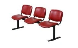 Multi-seat Section with Leatherette Upholstery, Non-reclining Model: SMNK by Edelwood