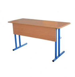 School Desk "Shkolnik" Non-Adjustable with Tilted Top, Model 50091
