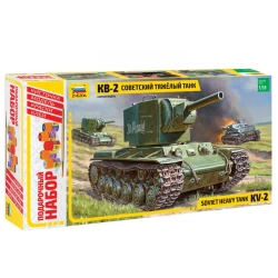 KV-2 Tank Gift Set - Detailed Polystyrene Model Kit