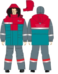 Women's Protective Suit (Jacket, Pants) for Low Temperatures and Industrial Contaminants