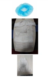 Medical Clothing Set Execution 1 - 1 Gown, 1 Cap, 1 Pair of Shoe Covers