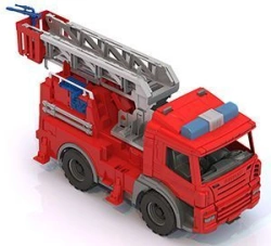 Detailed Fire Truck Toy for Kids