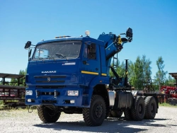 Multifunctional Vehicle with Hydraulic Crane KMA on KAMAZ 53504 Base 51K12N-UL