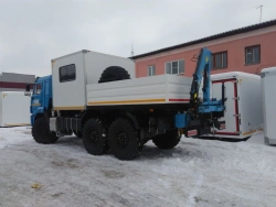 Mobile Workshop and Auto Laboratory Type 6706, Modification 67064E with Hydraulic Crane