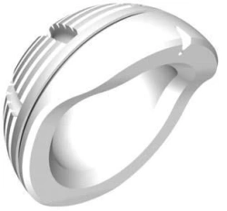 STM cemented acetabular component, dysplastic, diameter 32 mm, size 46