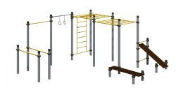 Romana 501.38.01 Workout Equipment for Outdoor Use