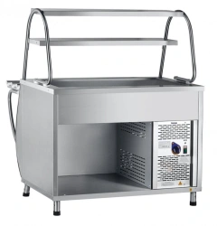 High-Temperature Refrigerated Showcase Counter with Neutral Cabinet PVV(N)-70M-NSh (Catering)