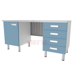 Laboratory Table SL-05-MSK (SL-05-112) with Cabinets