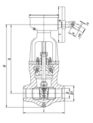 Gate Valve 882-250-KZ for Water and Steam Pipelines