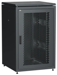 LINEA N 19" Floor Cabinet 800x800mm Perforated Back Metal LN05-18U88-PM