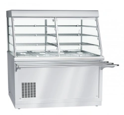 High-Temperature Refrigerated Display Counter with Neutral Cabinet PVV(N)-70X-S-01-NS
