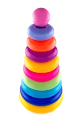 Giant Pyramid 47 cm 1/6 - Colorful Stacking Toy