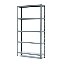 Heavy-Duty Metal Shelving Unit for Storage and Organization