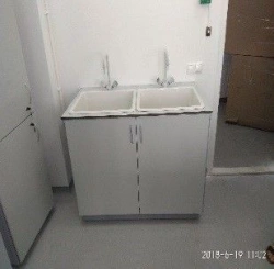 Laboratory Table with 2 Sinks TV-SLTM-05.01
