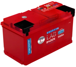 Lead Acid Battery for Starting Internal Combustion Engines 6ST-90 "ELAB + EFB