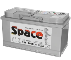 Lead-Acid Starter Battery for Internal Combustion Engines 12V 110Ah Space