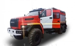 Emergency Rescue Vehicle (ERV) 6YN31, modification 6Y311E based on Ural-55571 chassis