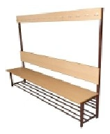 Locker Room Bench with Shoe Rack Art. Sh.02.02