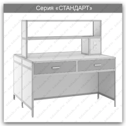 Standard Series Island Laboratory Table: SLO.01.01