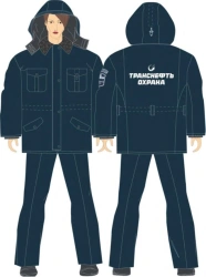Women's Insulated Jackets for Transneft Security Staff, Product Code KU