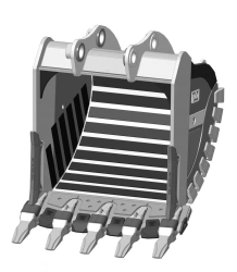 Heavy-Duty Rock Bucket RDX-113.22d-18WC9(5)WS