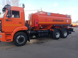 Light Oil Tanker Truck AЦ-17 TK364010 (4693D1) on KAMAZ Chassis