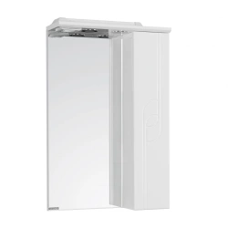 Compact Mirror Cabinet Aquaton Panda 50 Right White Model A007402PD01R1